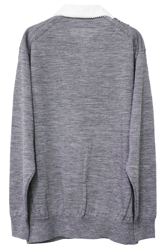 襟付切替ニット【25AW】