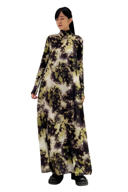 総柄ハイネックワンピース【25AW】