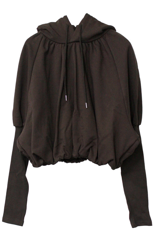SWEAT BALLOON SLEEVE HOODIE【25AW】