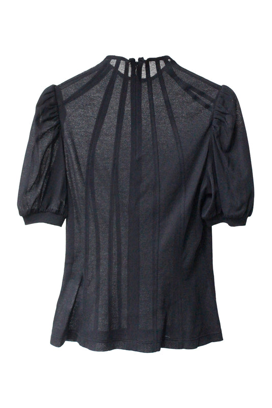 COTTON JERSEY PUFF SLEEVE T-SHIRT【25AW】