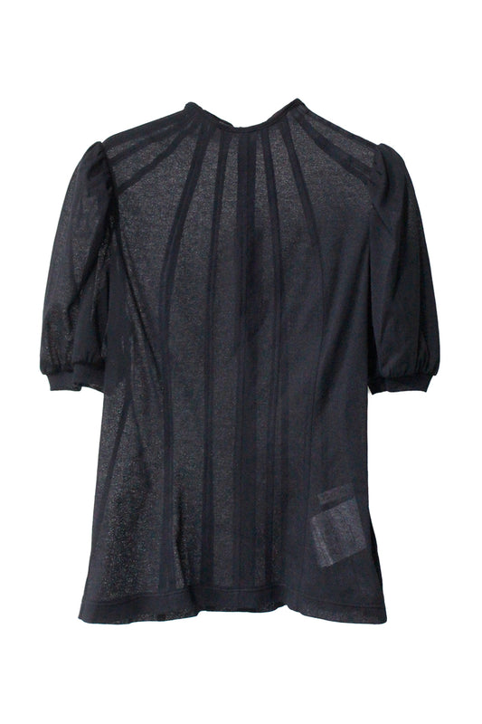 COTTON JERSEY PUFF SLEEVE T-SHIRT【25AW】