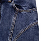 WASHED DENIM MERMAID LINE SKIRT【25AW】