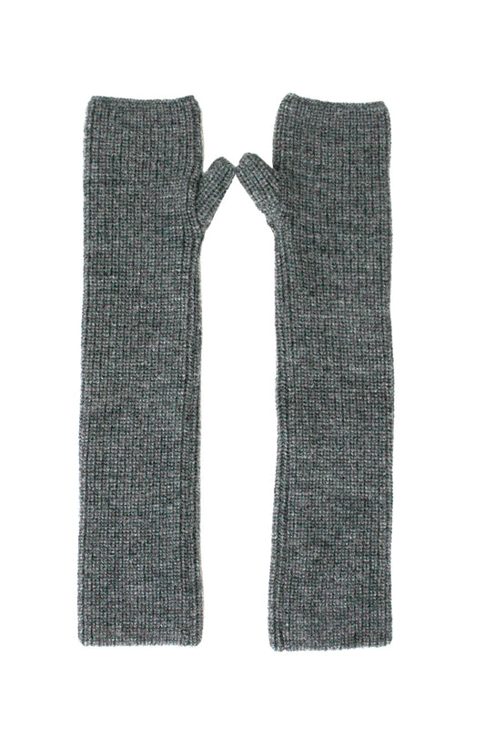 RIBED FINGERLESS KNIT GLOVES【25AW】