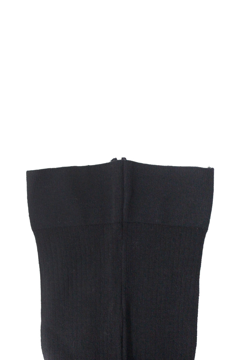 ウール混リブたびタイツ