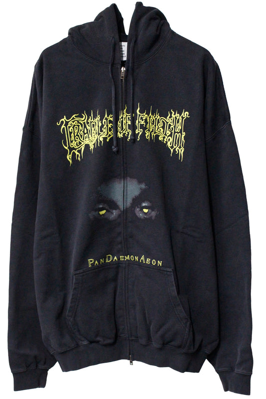 PANDAEMONAEON OVERSIZED ZIP-UP HOODIE【25AW】