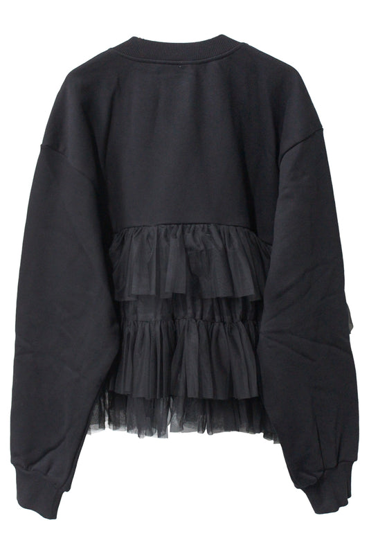 Tulle Jersey Cardigan【25AW】