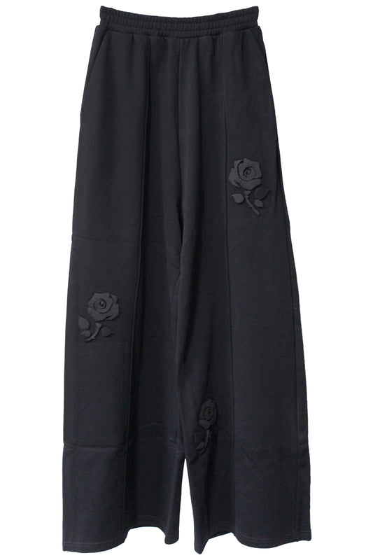 Flower Applique Jersey Pants【25AW】