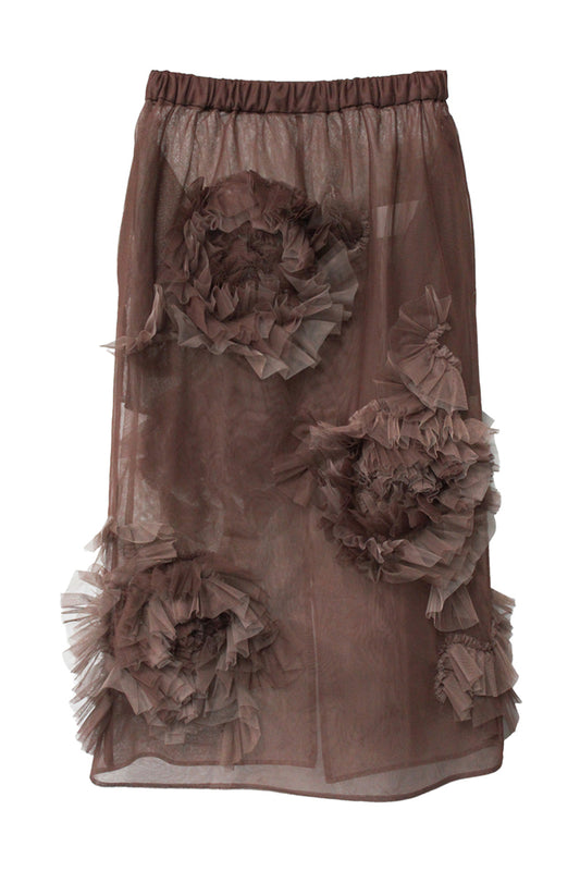 Flower Tulle Skirt【25AW】