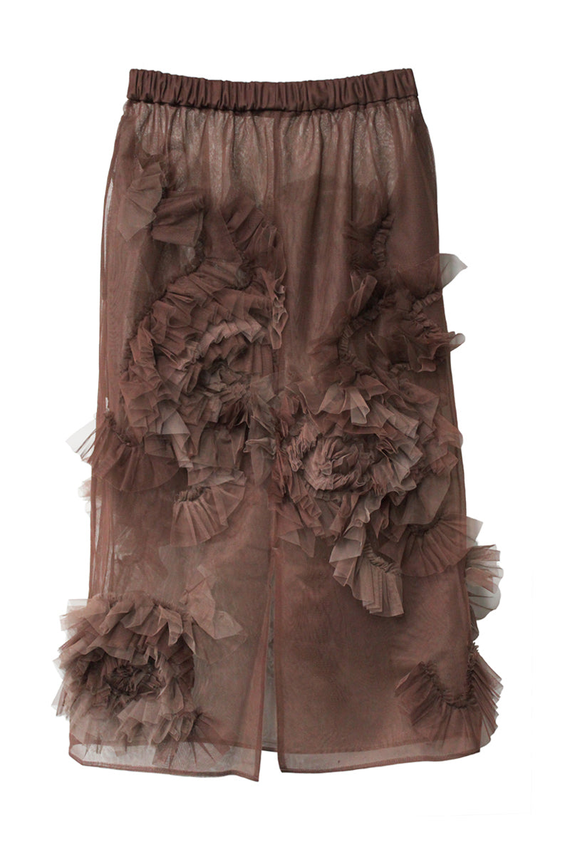Flower Tulle Skirt【25AW】