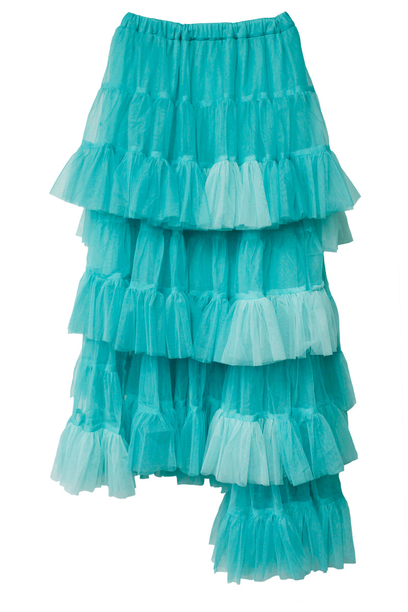Tulle Asymmetric Skirt｜VIVIANO（ヴィヴィアーノ）通販オンライン