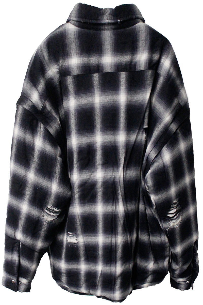 チェック柄中綿ジャケット【25AW】