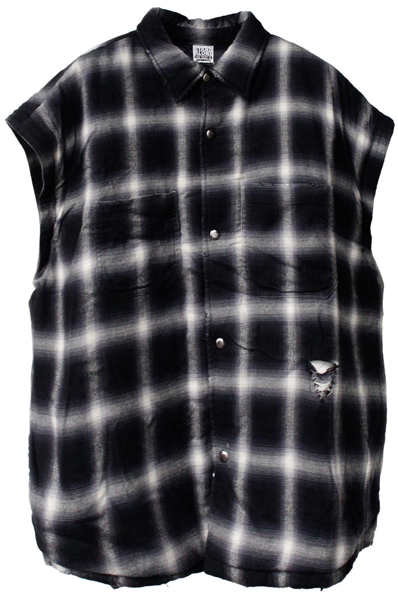 チェック柄中綿ジャケット【25AW】
