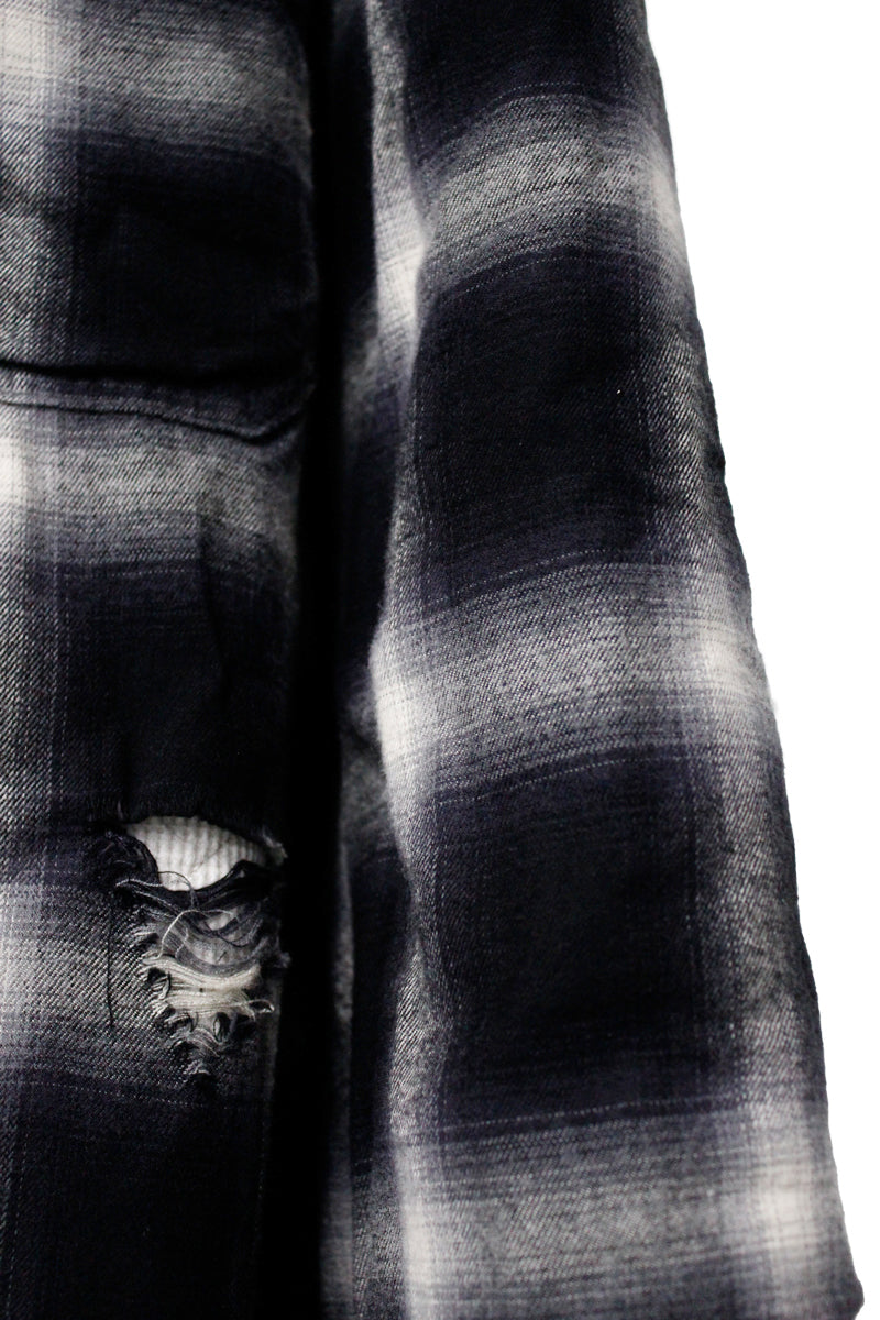 チェック柄中綿ジャケット【25AW】