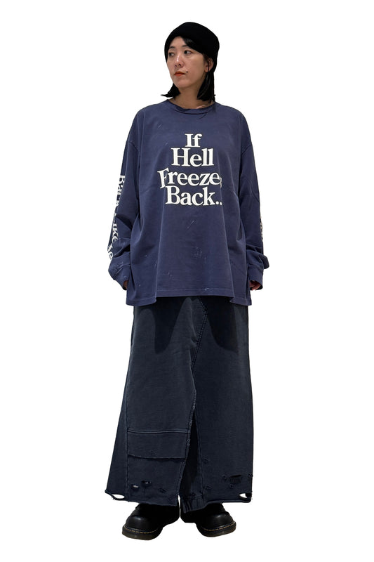 ダメージスウェットスカート【25AW】