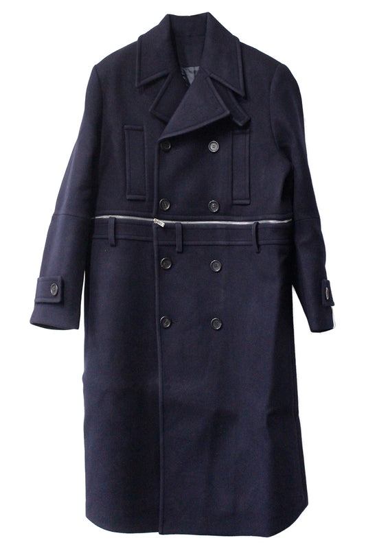 BROKEN DOUBLE BREASTED COAT【25AW】