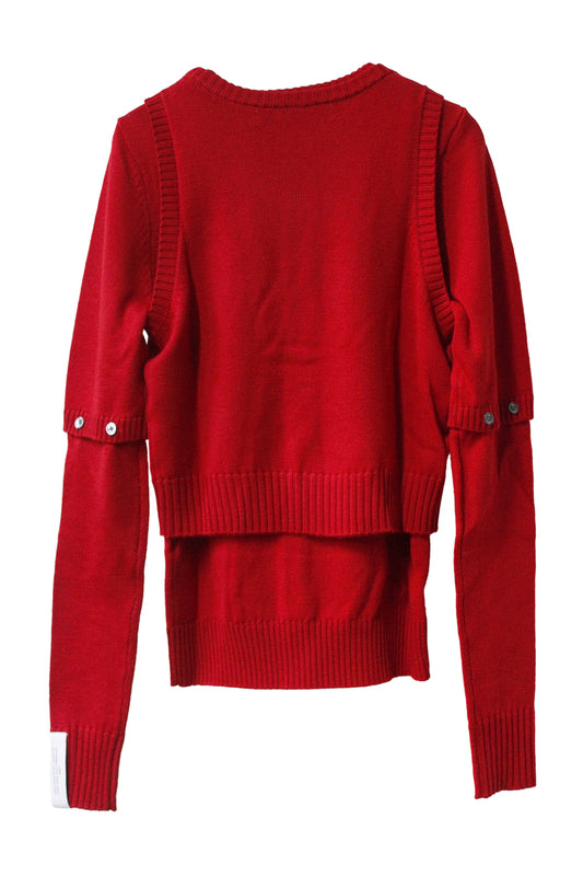 DETACHABLE SLEEVE CARDIGAN SET【25AW】