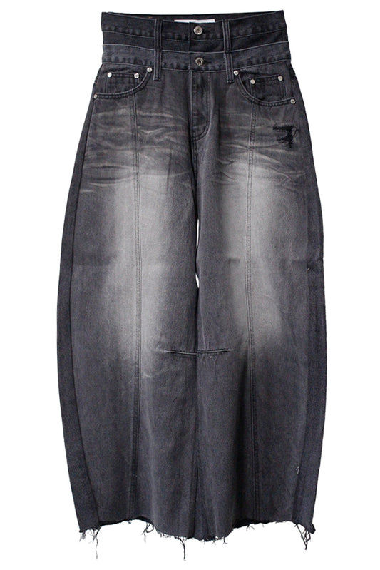 BALLOON SHAPED LAYERED DENIM【25AW】