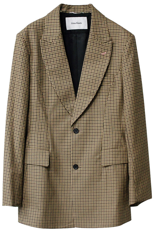 テーラードチェックジャケット【25AW】