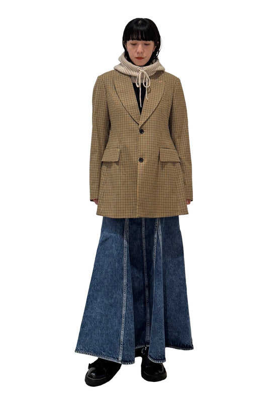 テーラードチェックジャケット