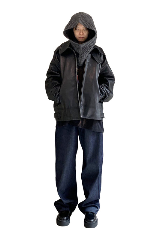 LAMB LEATHER MILITARY BLOUSON【25AW】