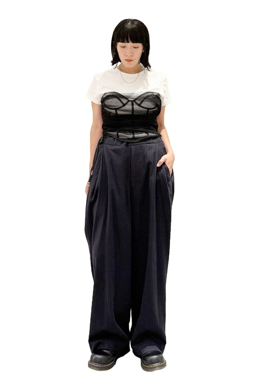 FLANNEL STRIPE NO-BRAINER PANTS【25AW】