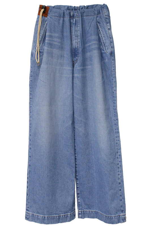 WASHED DENIM NO-BRAINER PANTS