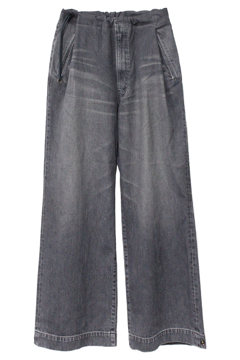 WASHED DENIM NO-BRAINER PANTS【25AW】