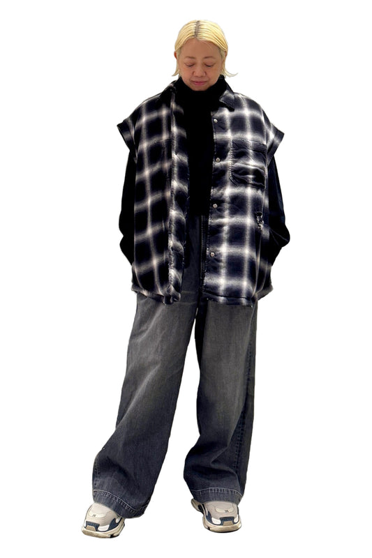 WASHED DENIM NO-BRAINER PANTS【25AW】