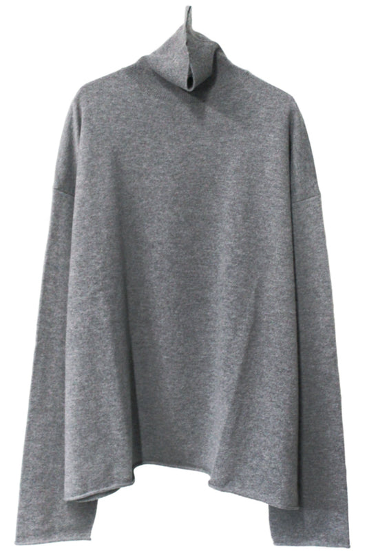 high neck pullover long sleeves