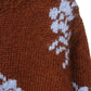 フラワー柄クルーネックニット【25AW】
