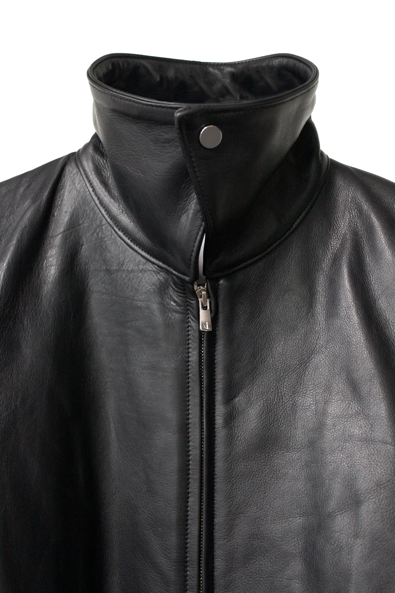 LEATHER ZIP-UP BLOUSON【25AW】