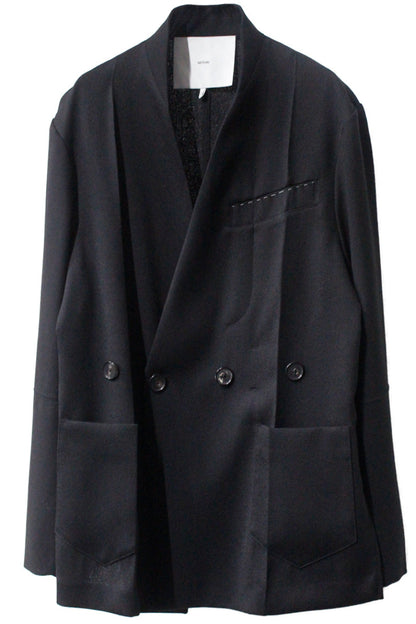 NO LAPEL ORIGAMI JACKET MATTE&SHINY【25AW】