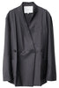 NO LAPEL ORIGAMI JACKET GABARDINE【25AW】