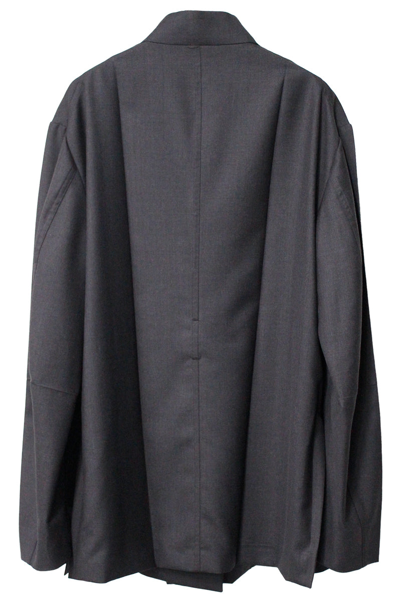 NO LAPEL ORIGAMI JACKET GABARDINE【25AW】