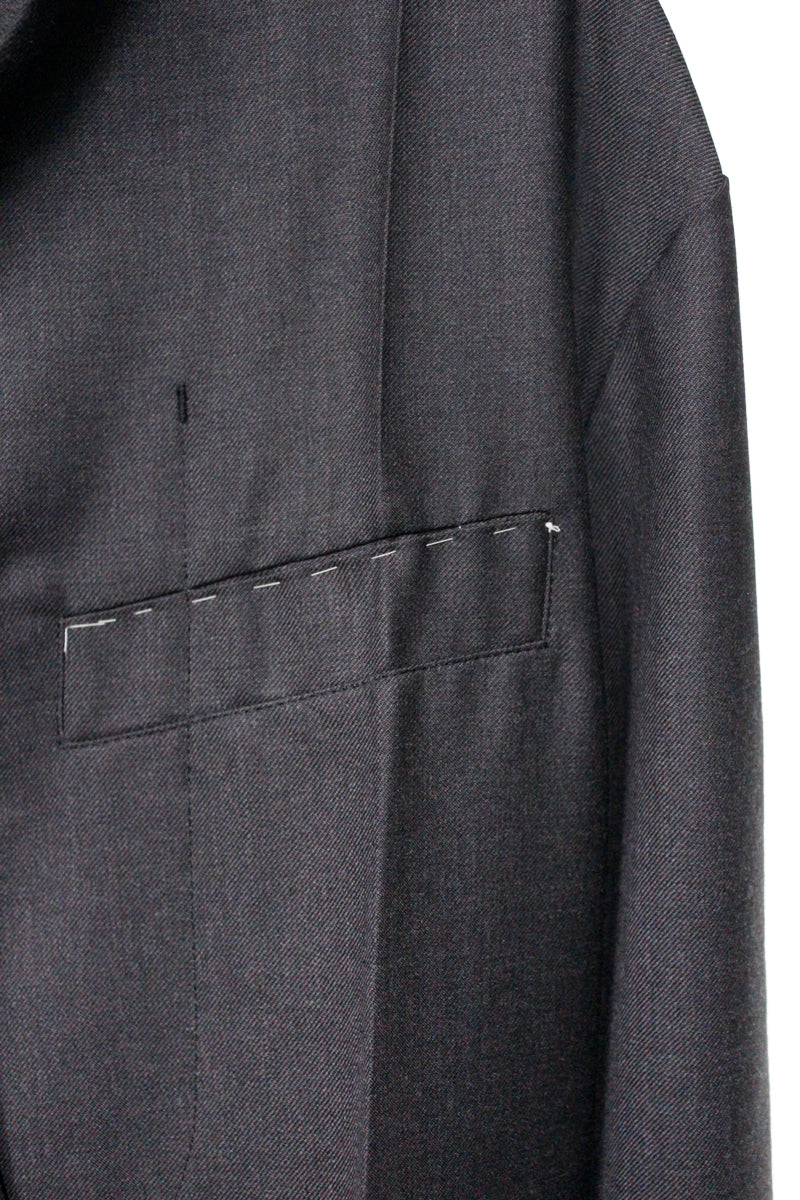 NO LAPEL ORIGAMI JACKET GABARDINE【25AW】