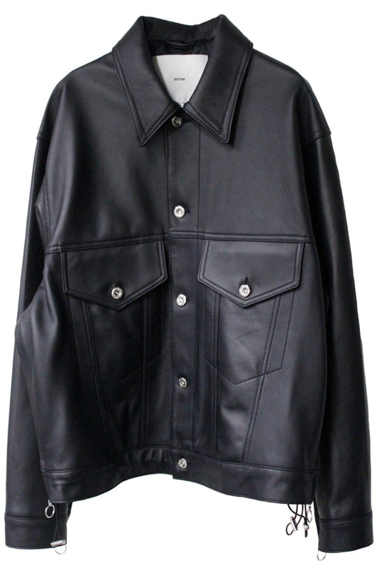 DENIM JACKET LEATHER【25AW】