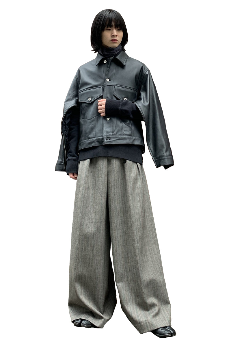 DENIM JACKET LEATHER【25AW】