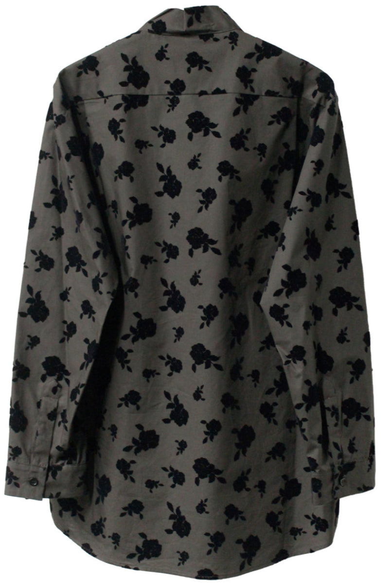 タイ付フラワー柄ブラウス【25AW】