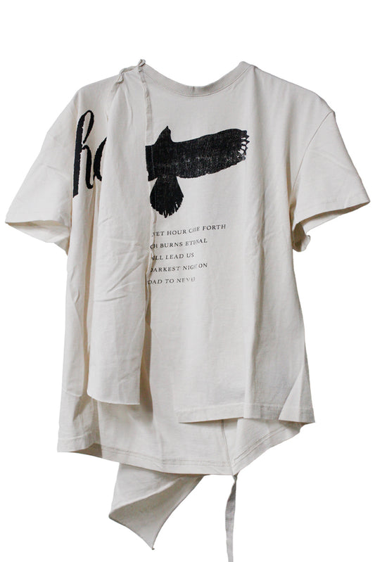 プリント変形Tシャツ【25AW】