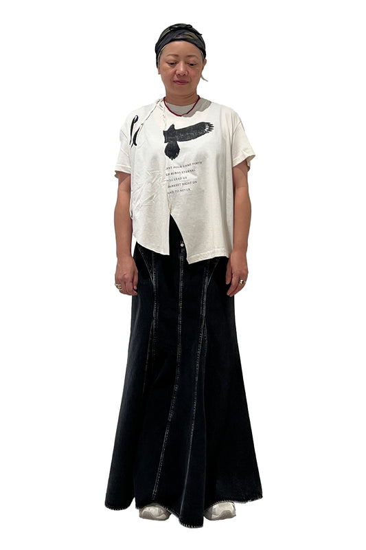 プリント変形Tシャツ【25AW】