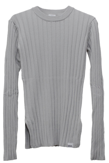 ワイドリブクルーネック