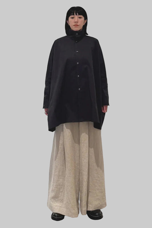 CUFFS PONCHO SHIRT
