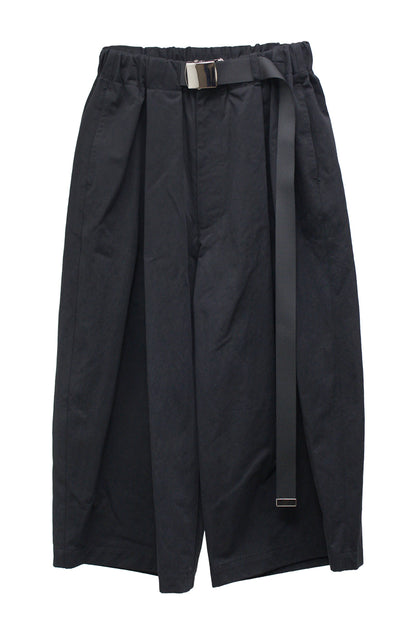 BELTED HALF PANTS　/　BLACK【25SS】