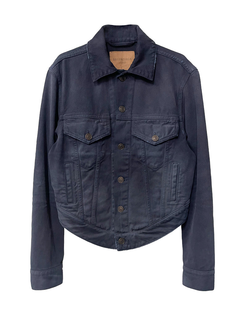 Curved Waistband Jacket