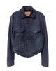 Curved Waistband Jacket