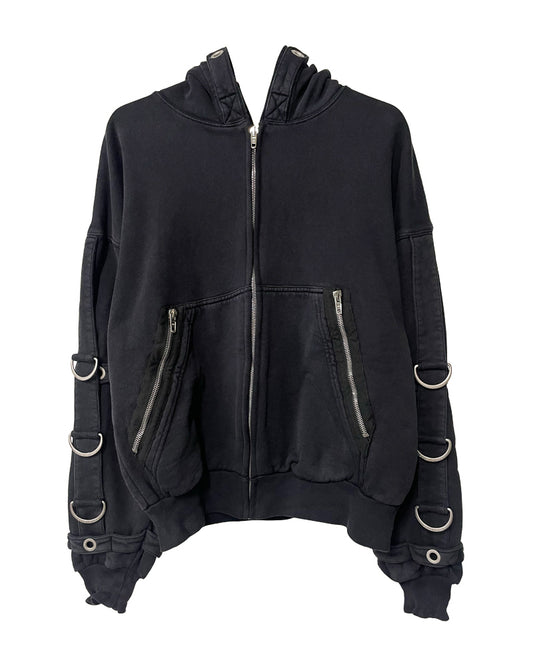 D-Ring Cargo Zip-Up Hoodie