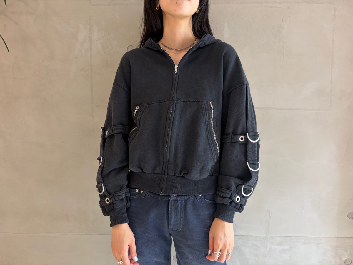 D-Ring Cargo Zip-Up Hoodie
