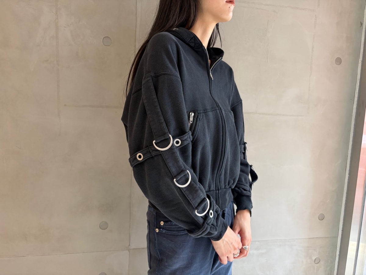 D-Ring Cargo Zip-Up Hoodie
