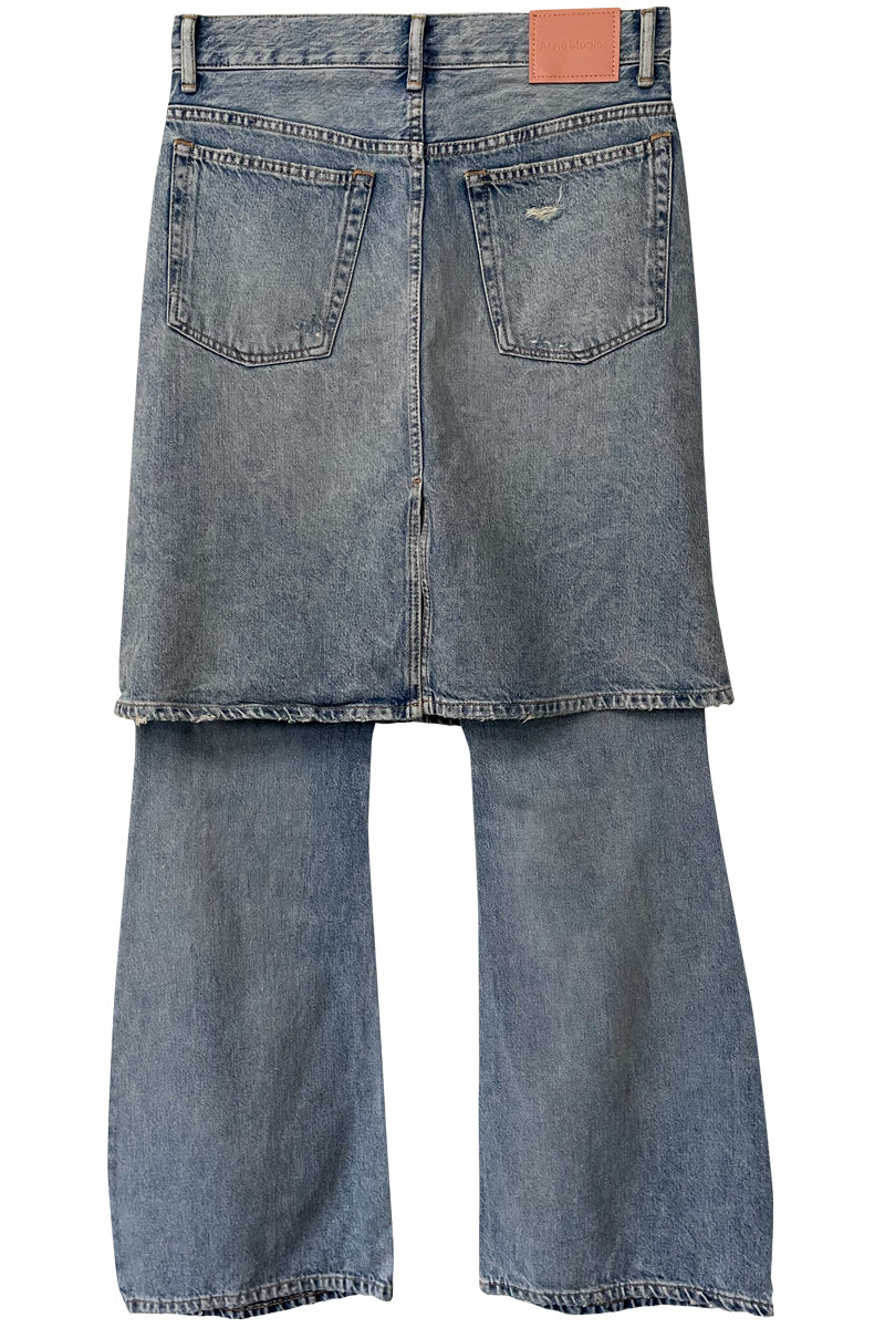 レイヤードデニムトラウザーズ（UNISEX）