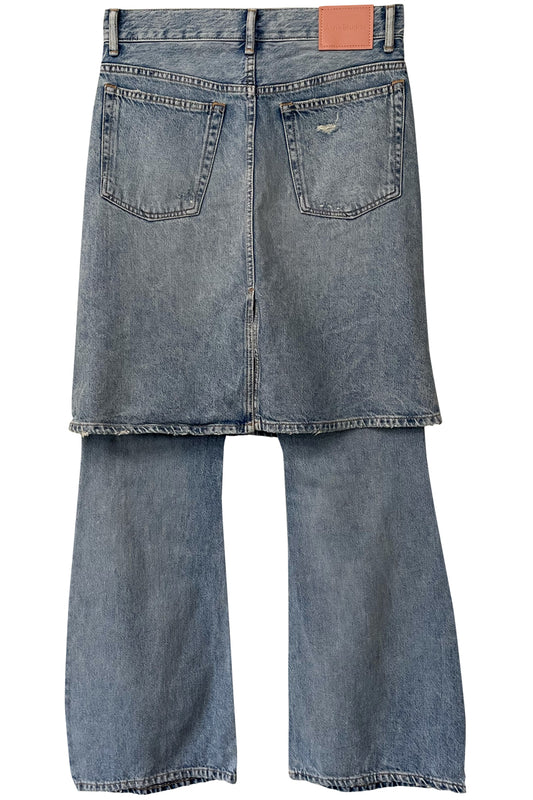 レイヤードデニムトラウザーズ（UNISEX）